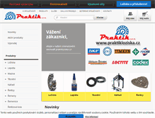 Tablet Screenshot of praktikloziska.cz